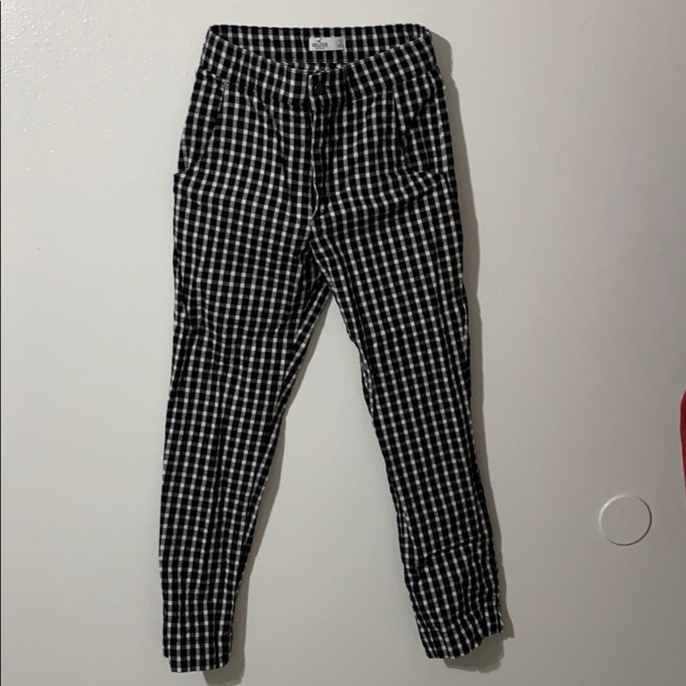 checkered pants